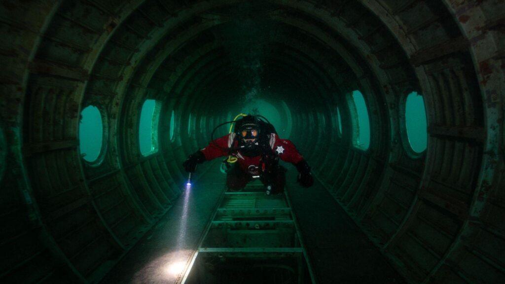 tim diving